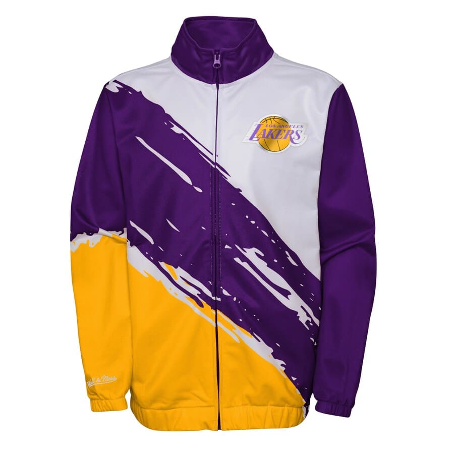 MITCHEL AND NESS VESTE LAKERS PAINTBRUSH KIDS