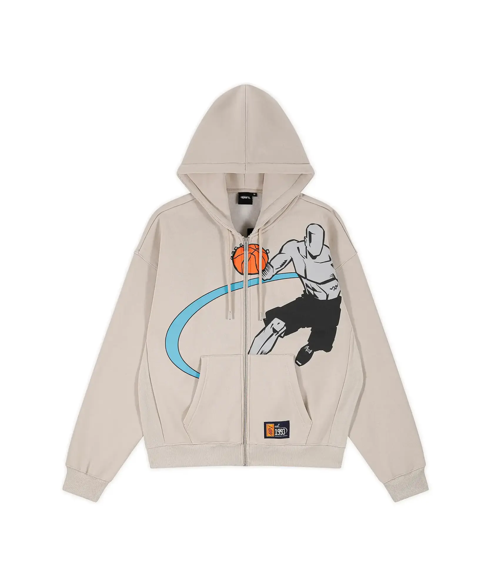 AND1 HOODIE ZIPPÉ